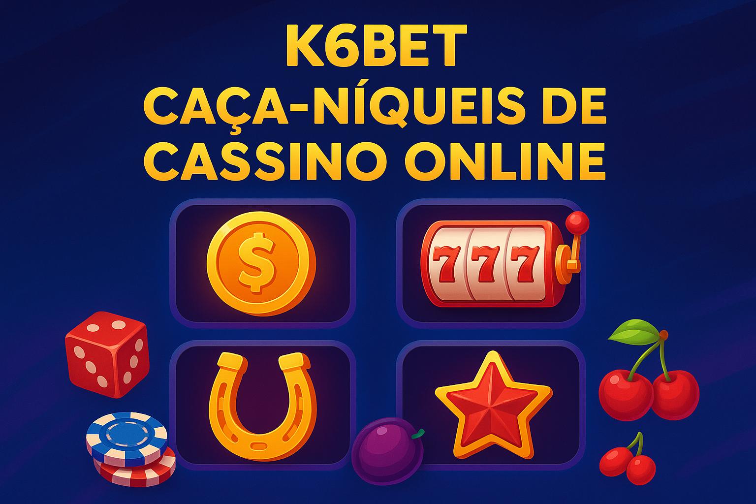 Explore o mundo das slot machines no K6BET Casino
